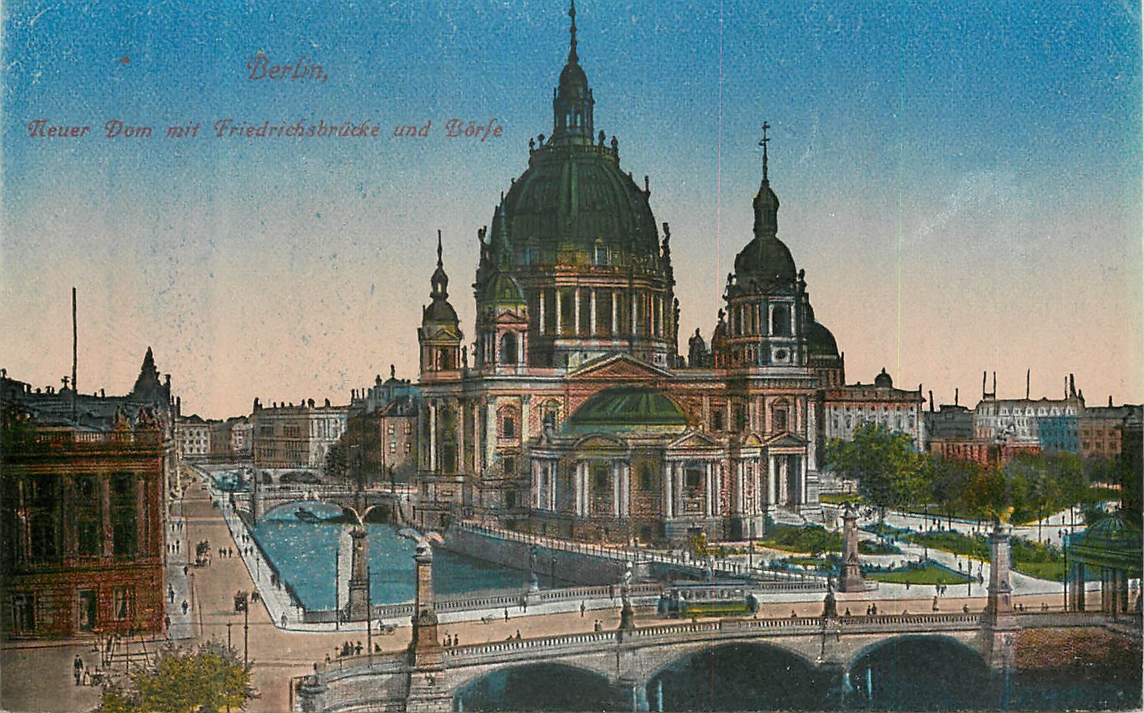 CPA Berlin Heur Don mit Friedrichstrucke und Borde
