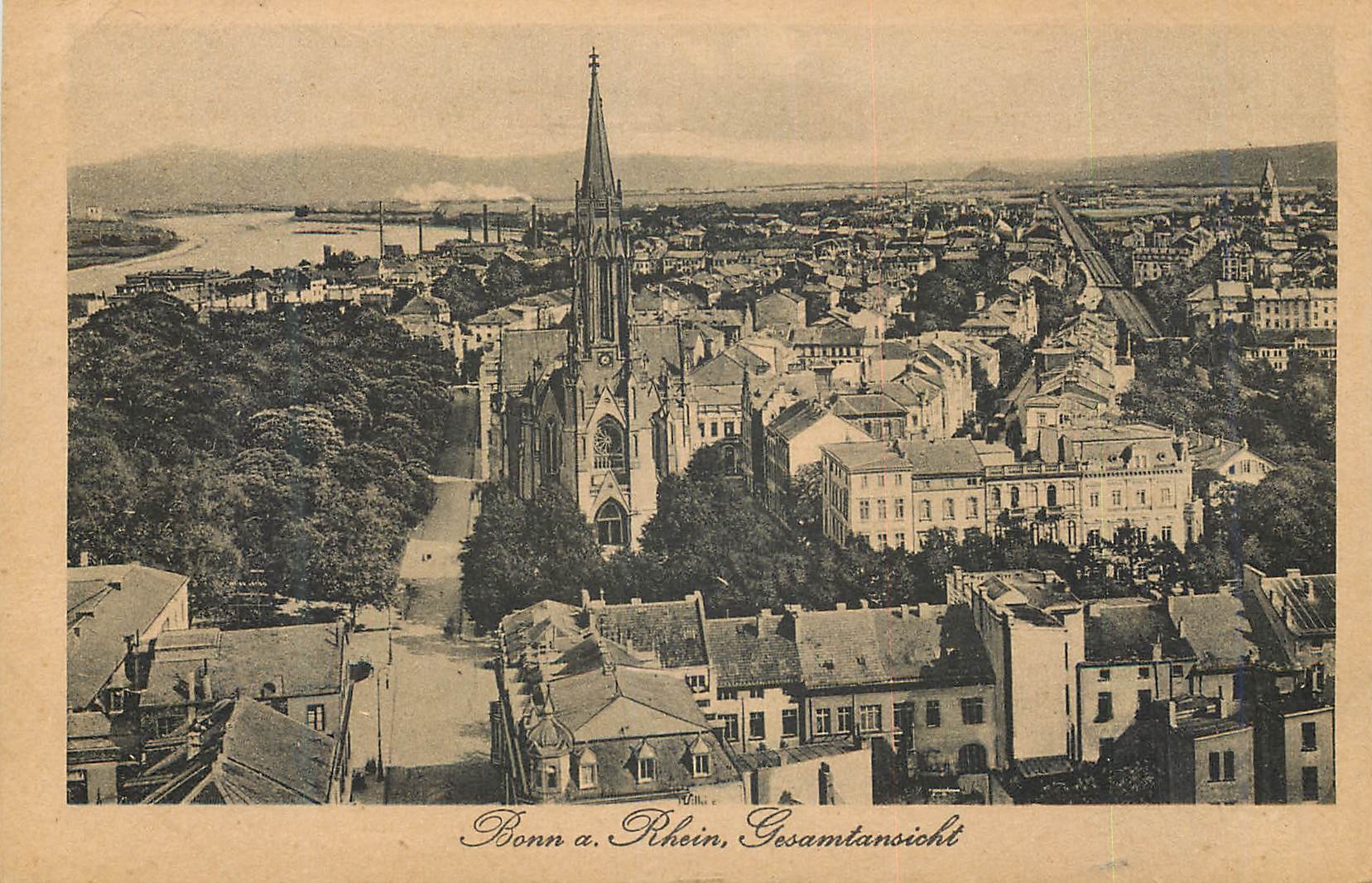 CPA Bonn a Rhein Gesamtansicht