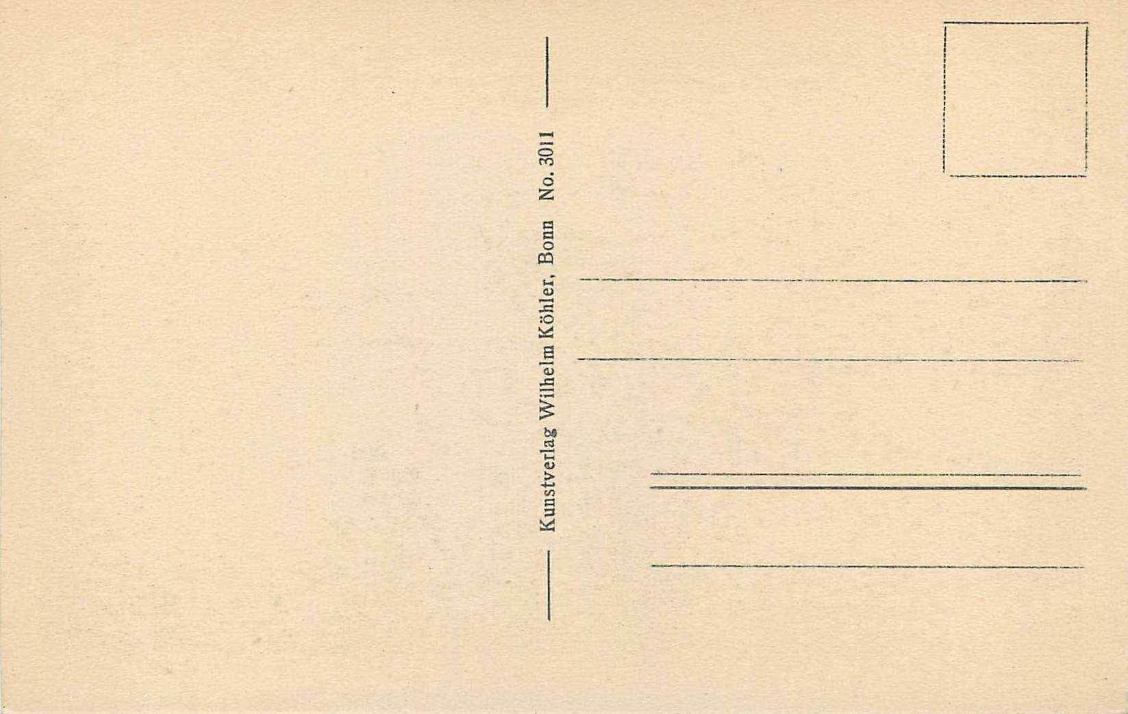 CPA Bonn Rheinbrucke und Rheinlagen Bateau — Back