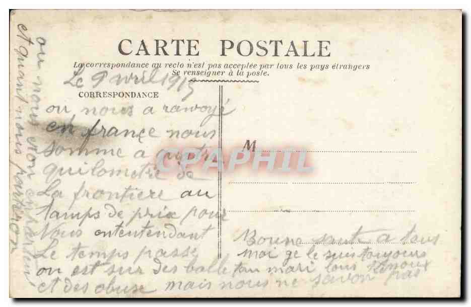 CPA Fantaisie L'attaque est repoussee (militaria) — Rückseite