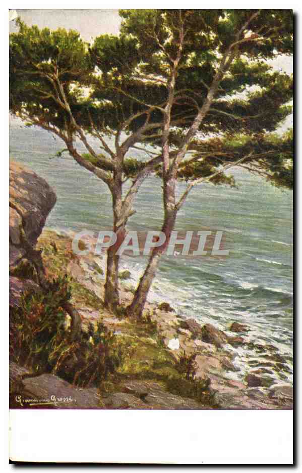 CPA Fantaisie Paysage