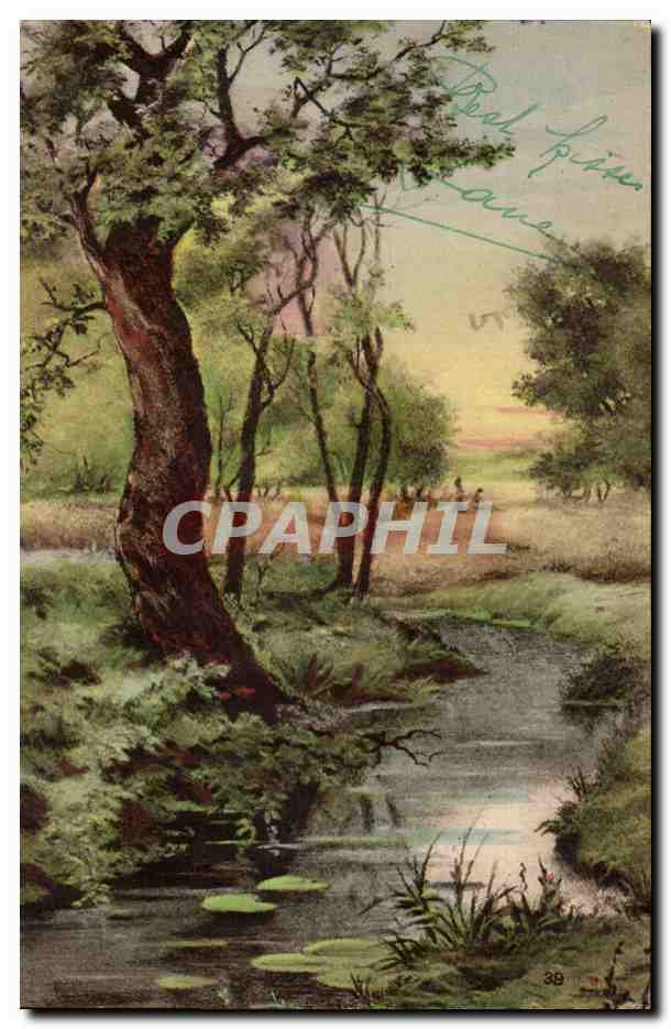 CPA Fantaisie Paysage