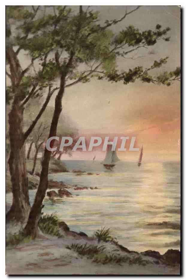 CPA Fantaisie Paysage