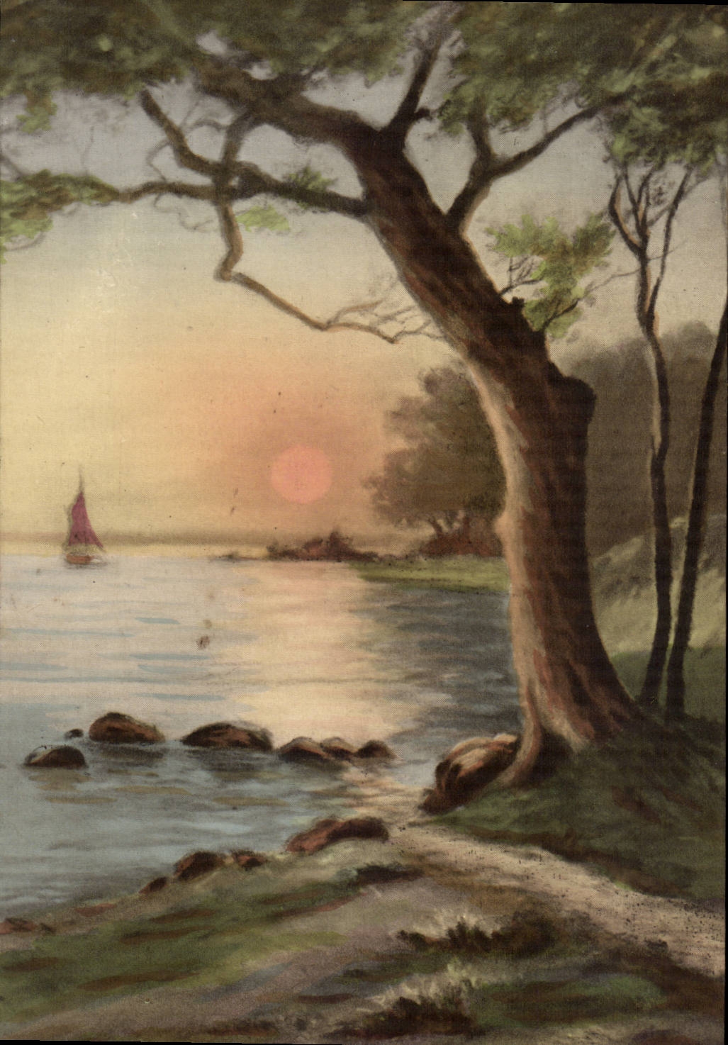 CPA Fantaisie Paysage