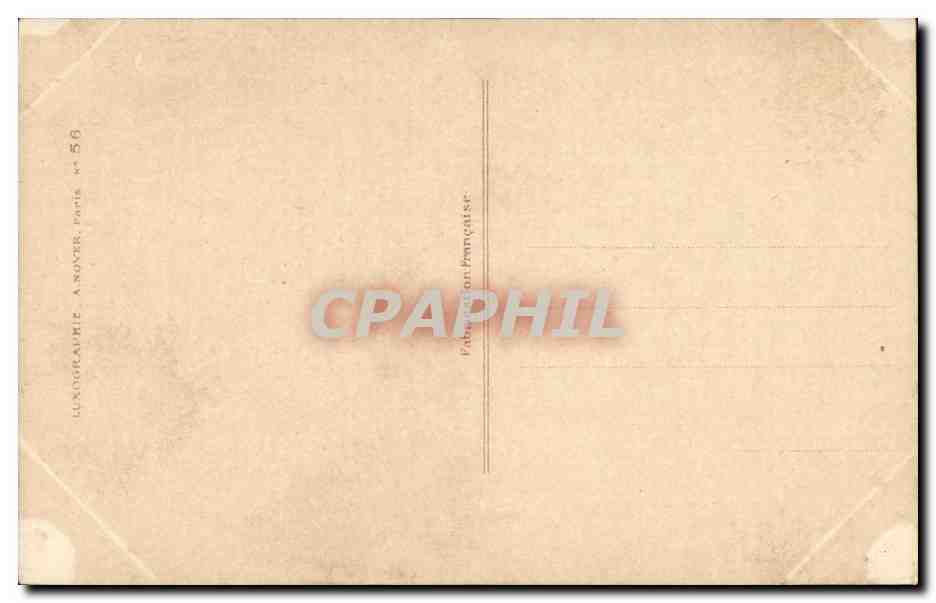 CPA Fantaisie Paysage — Verso