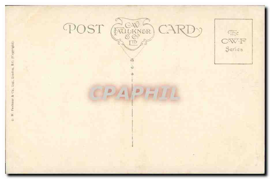 Navire à voile — nuit avec phare — par A. Brézinski-Tiens — éditeur C.W. Faulkner & Co. Ltd. — Reverso