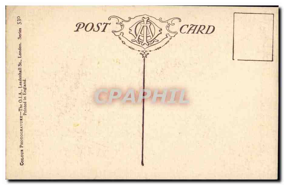 CPA Fantaisie Paysage bateau — Verso