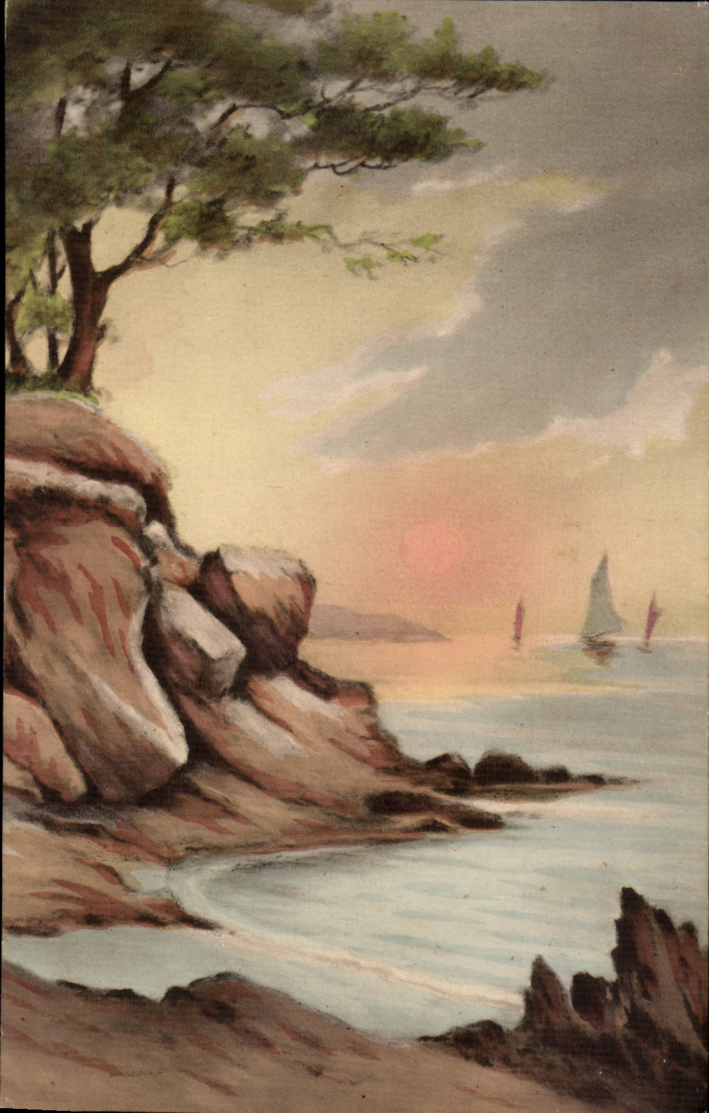 CPA Fantaisie Paysage