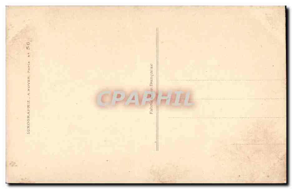 CPA Fantaisie Paysage — Verso