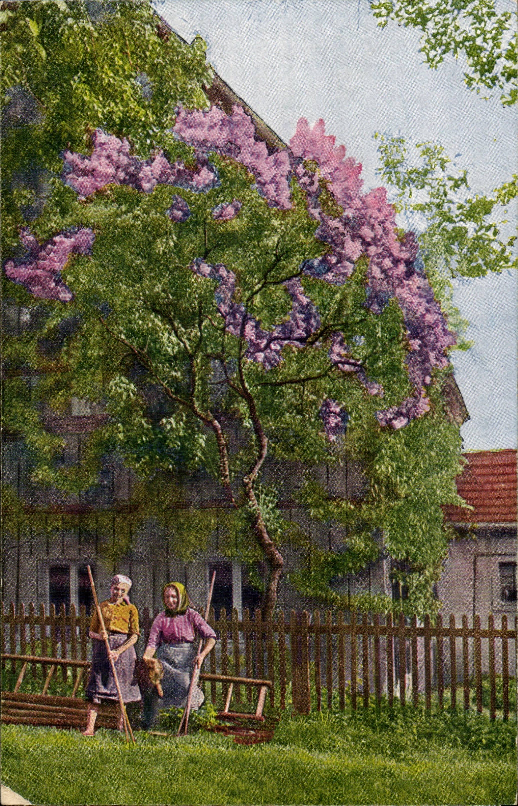 CPA Fantaisie Campagnardes 
