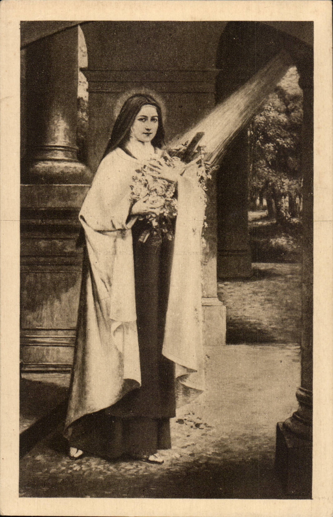Sainte Thérèse de l'Enfant-Jésus — Portrait par F. Roplet — Éditeur : La Béthanie