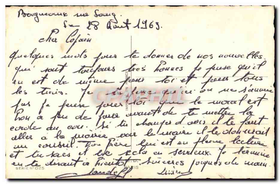 Mariage comique — Monsieur le Maire, qu'est-ce que vous feriez à ma place ? — HOMERD, série N°025 — Verso