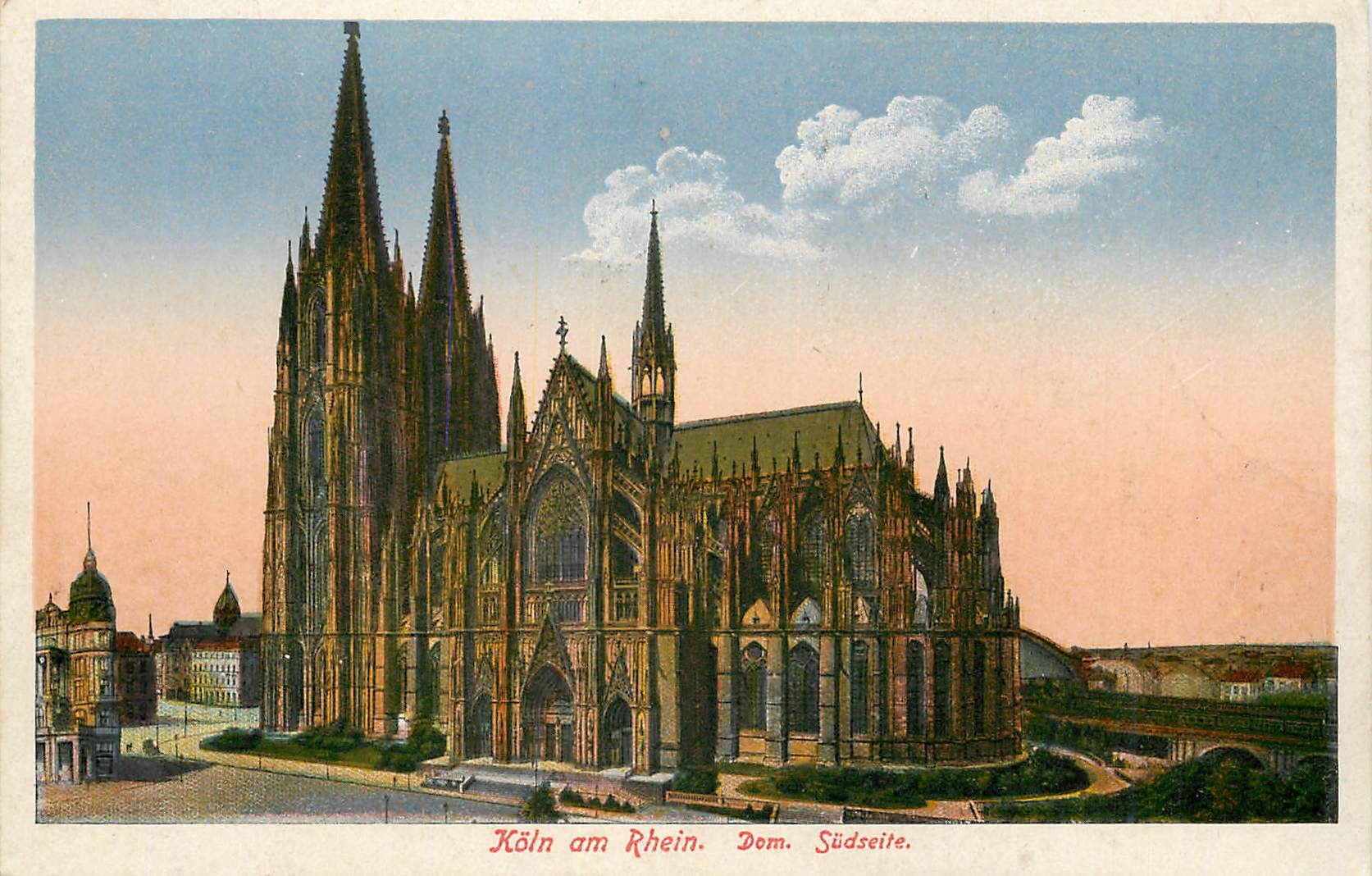 CPA Koln am Rhein Dom Sudseite