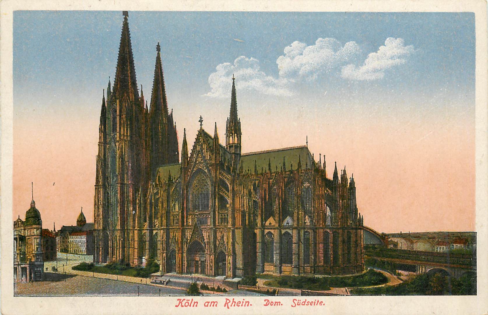 CPA Koln am Rhein Dom Sudseite