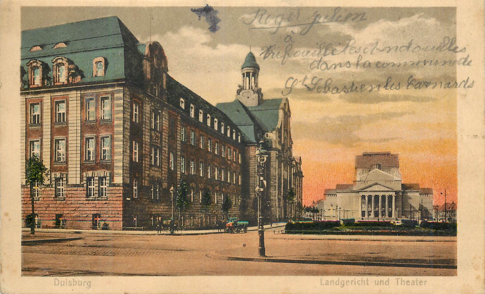 CPA Duisburg Landgericht und Theater