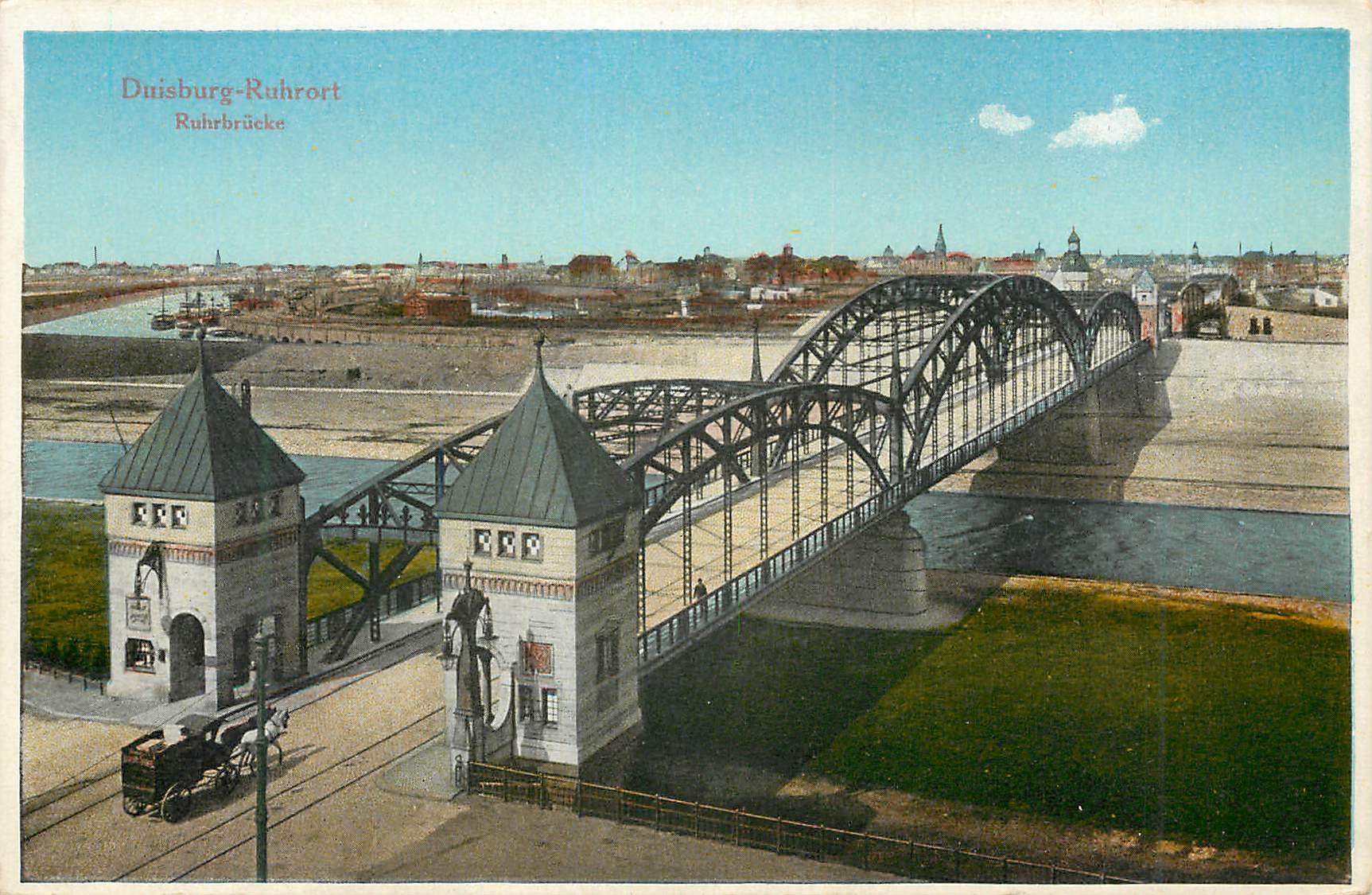 CPA Duisburg Ruhrort Ruhrbrucke