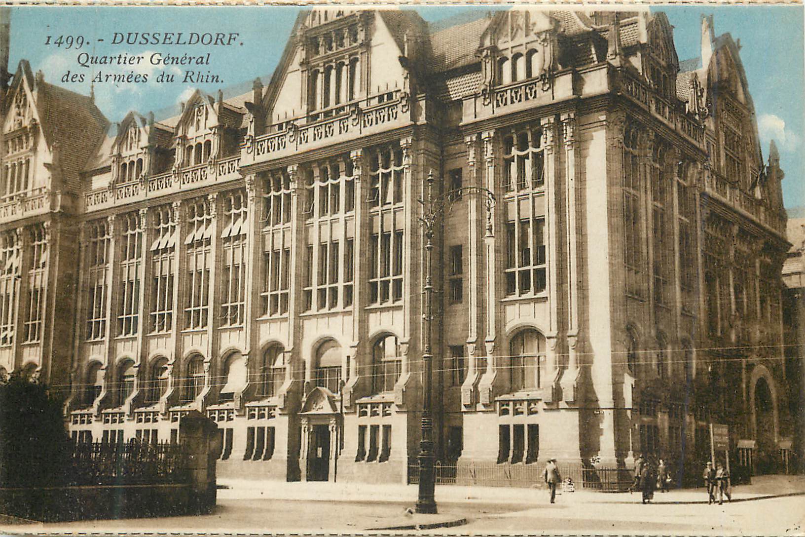 CPA Dusseldorf Quartier General des Armees du Rhin