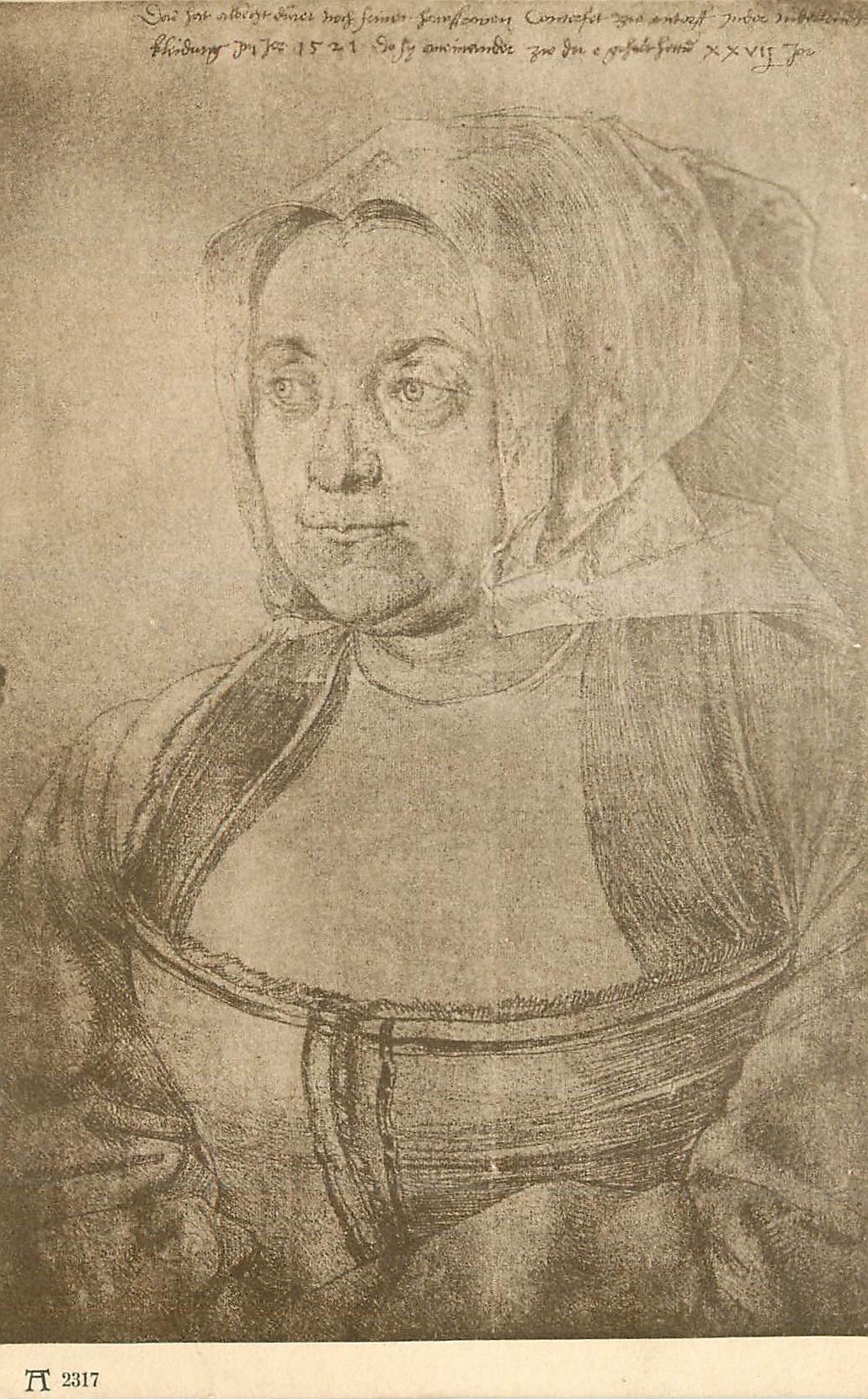 CPA F A Ackermanns Kunstverlag Munchen Universal Galerie Durer Handzeichnungen