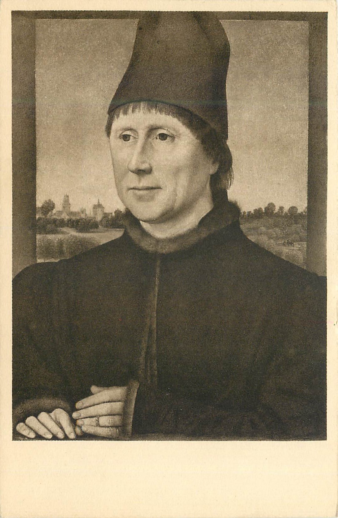 CPA Hans Memling Mannl Bildnis