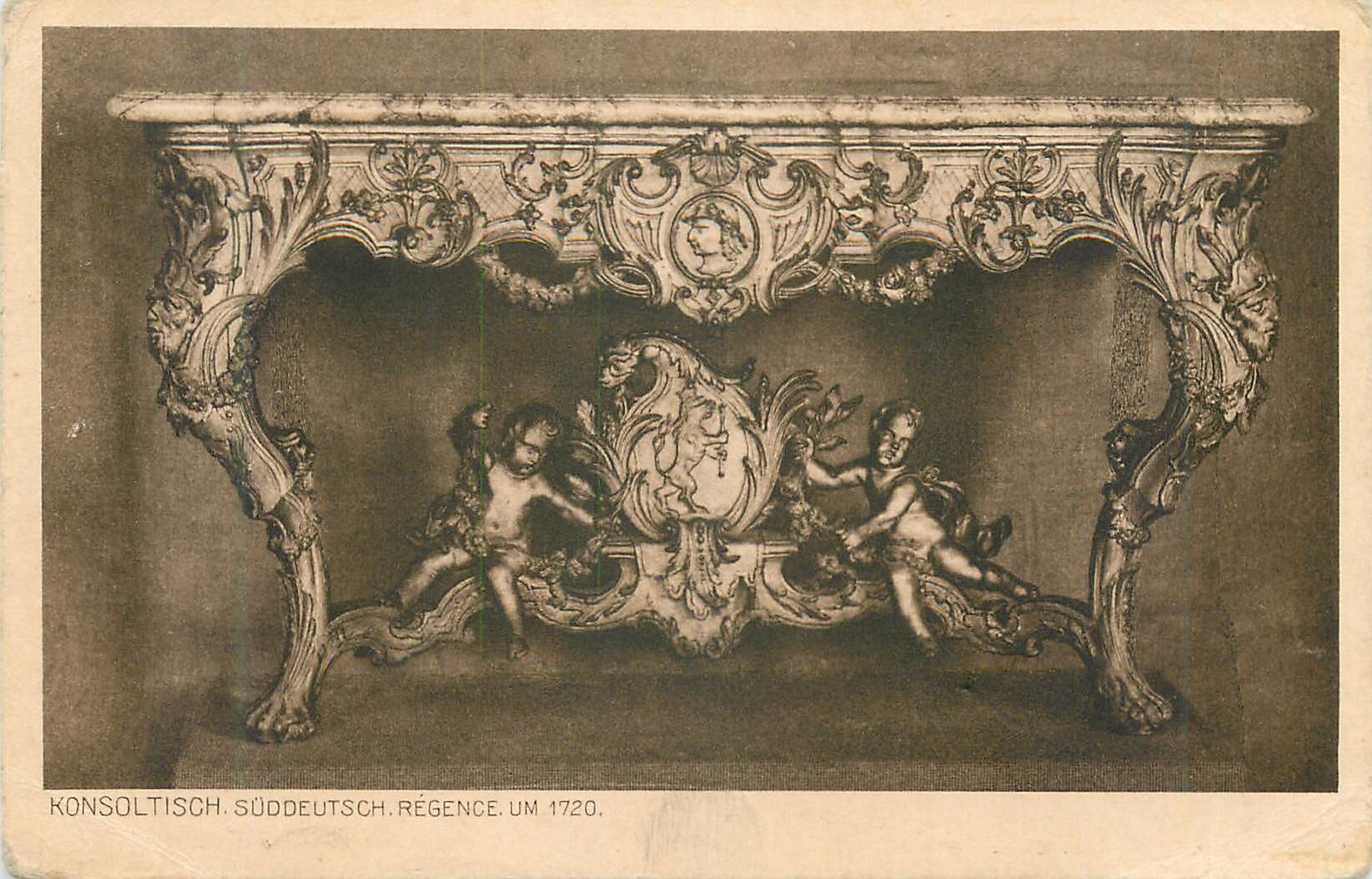 Console sud-allemande — style Régence, vers 1720 — J.B. Obernietter, Munich