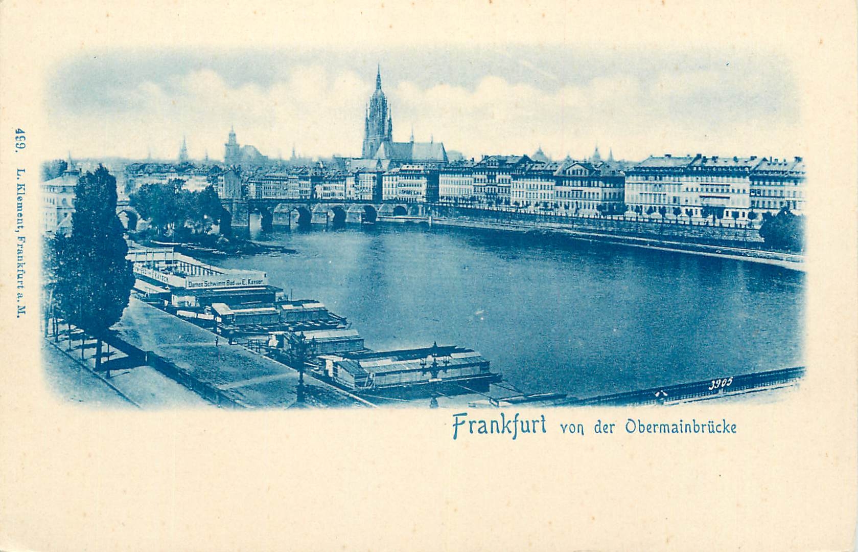 CPA Frankfurt von der Obermainbrucke