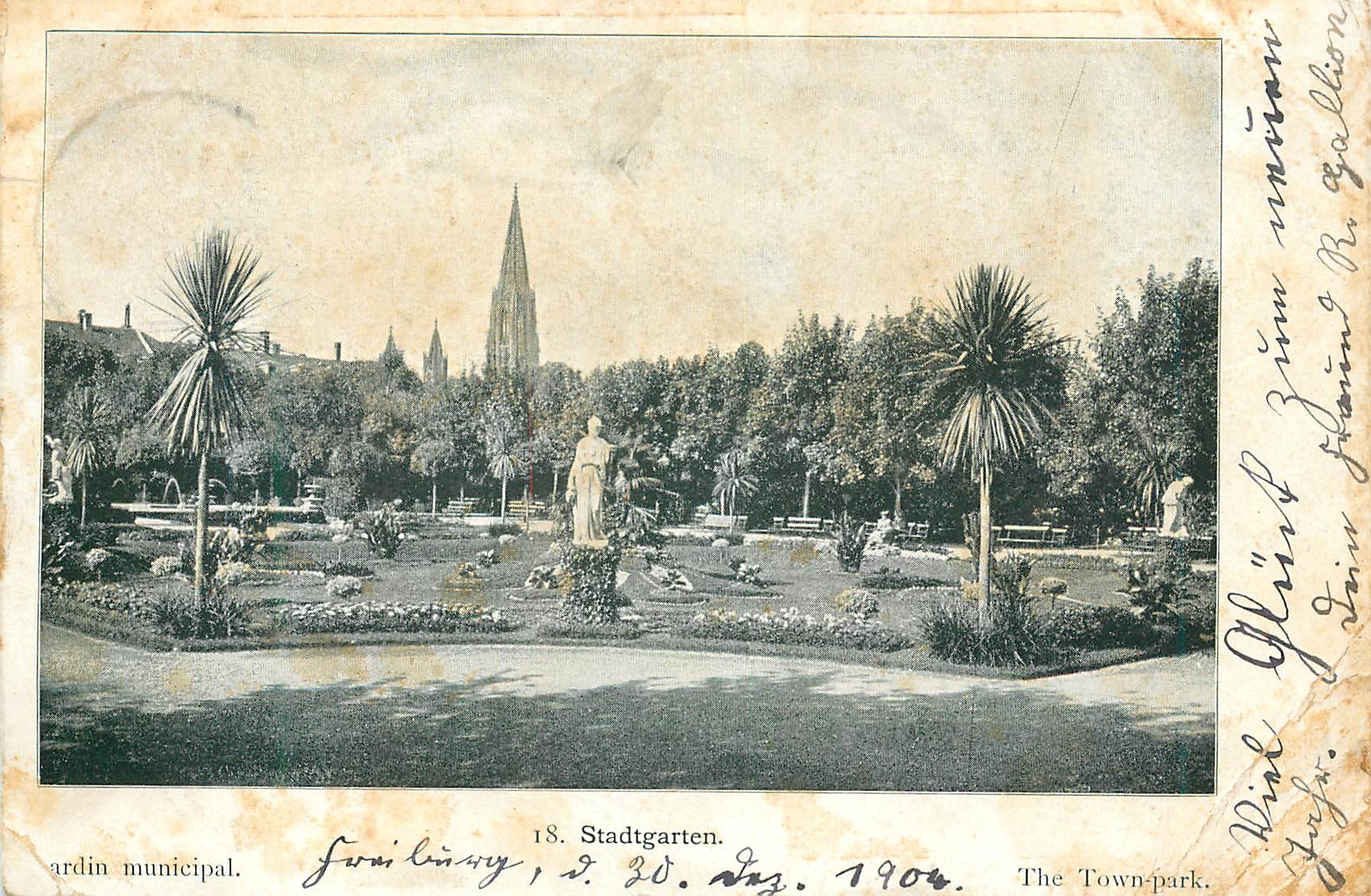 CPA Stadtgarten Jardin Municipal