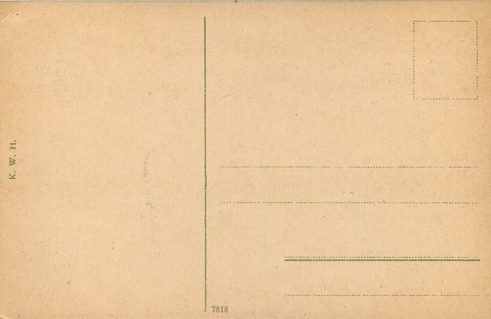 CPA Hamburg Deutsches Schauspielhaus — Rückseite