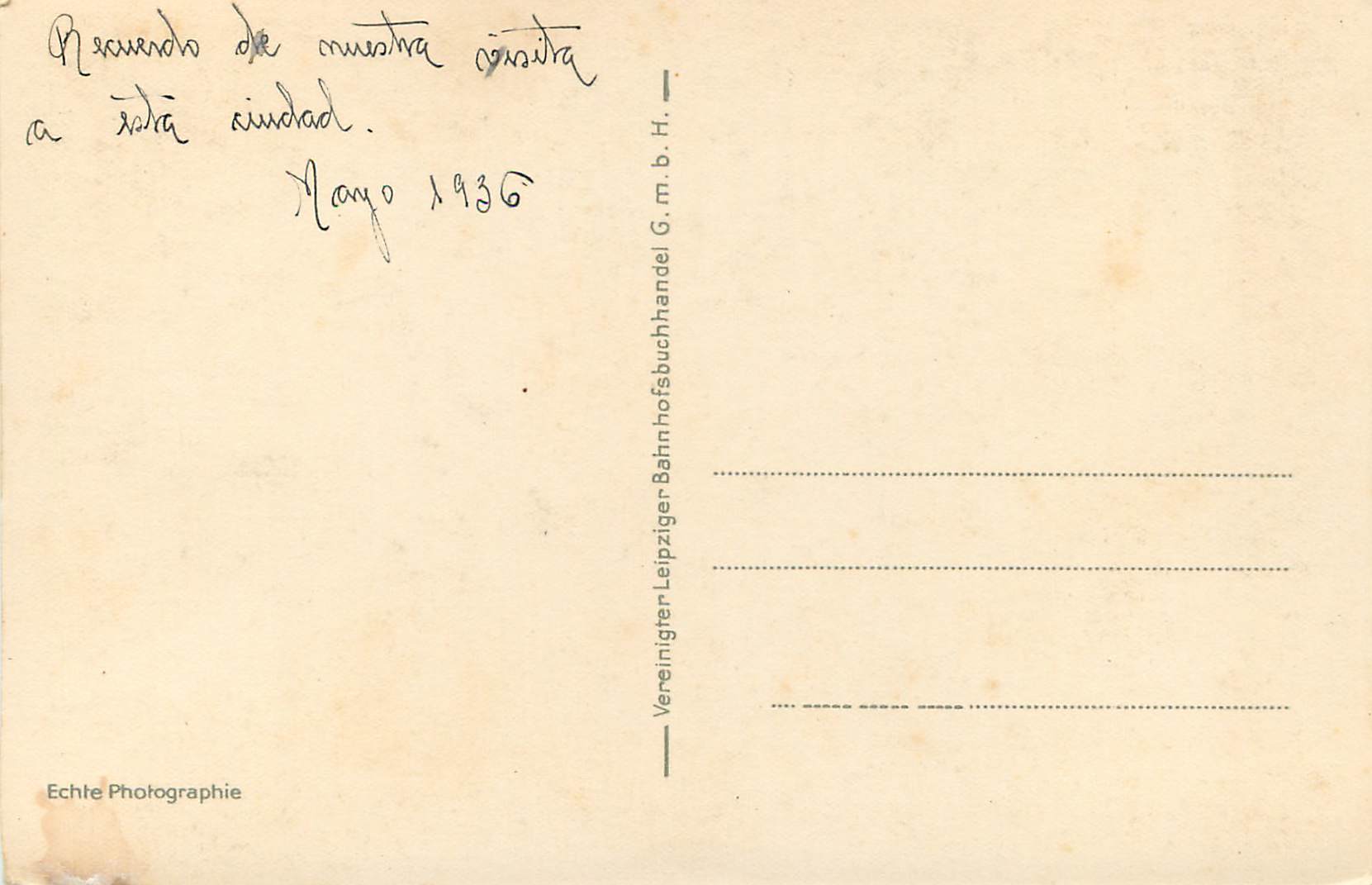 CPA Leipzig — Rückseite