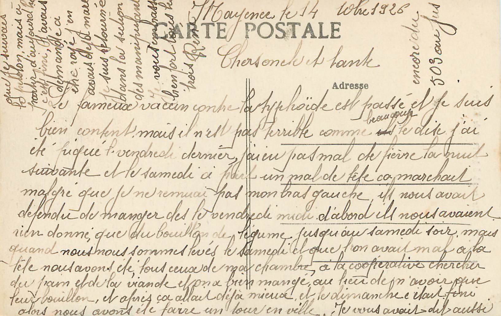 Mayence — Pont de Kastel — éditeur et n° de série non lisibles — Rückseite