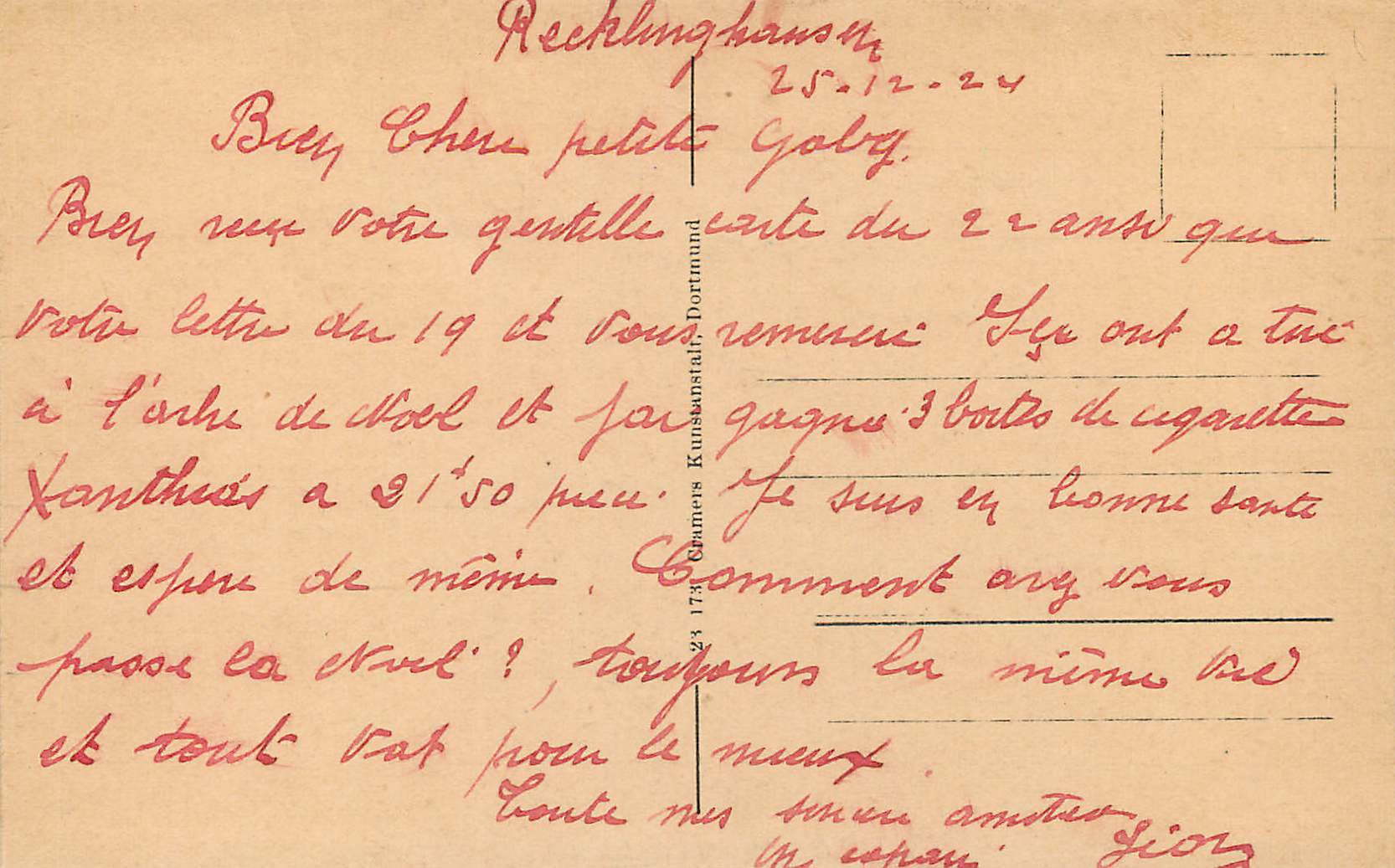 CPA Recklinghausen Partie im Stadtgarten — Back