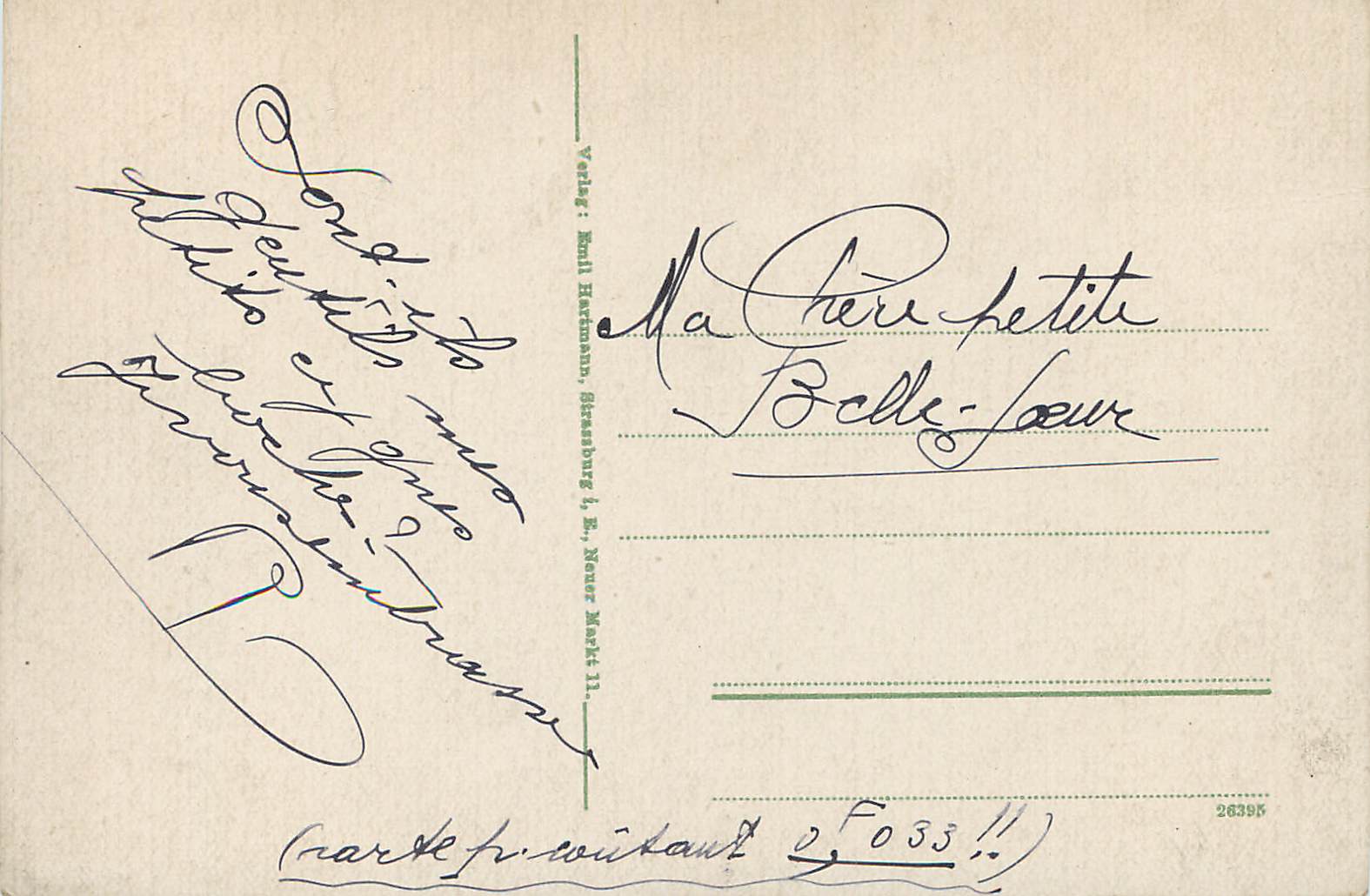 CPA Saarbrucken Partie am Deutsch Mitheininelher — Back