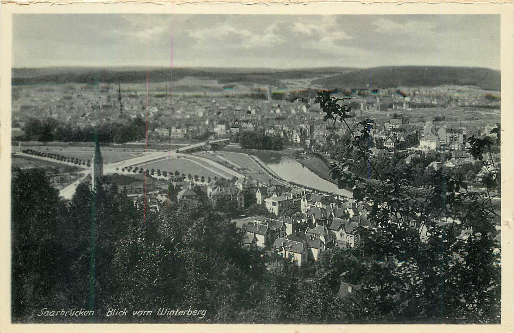 CPA Saarbrucken Blick vom Winterberg