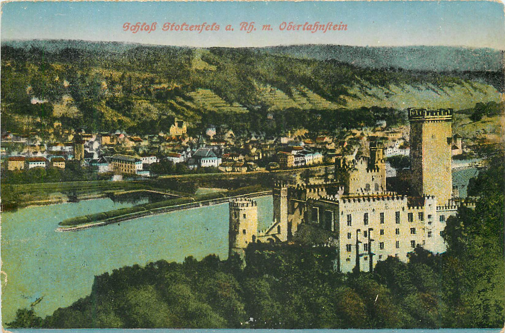 CPA Schloss Stolzenfels a Rh m Oberlahnstein