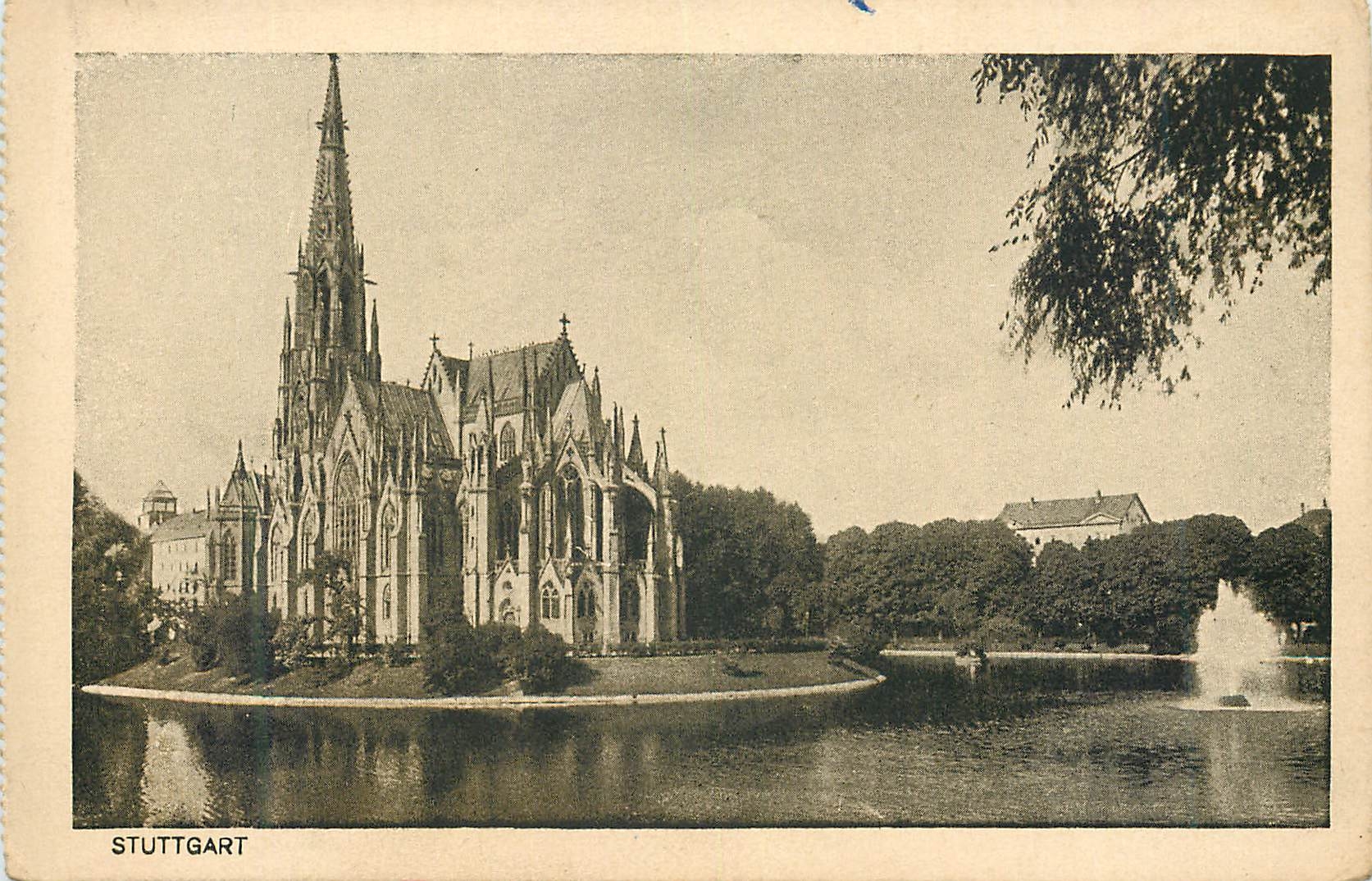 CPA Schloss Stuttgart Johanneskirche