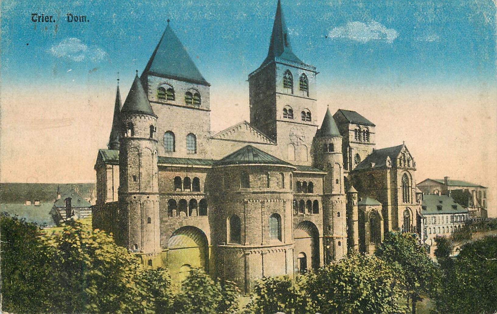 Trier. Dom. — Vue du cathédrale — Postkartenverlag Rosmas, Harkenrath