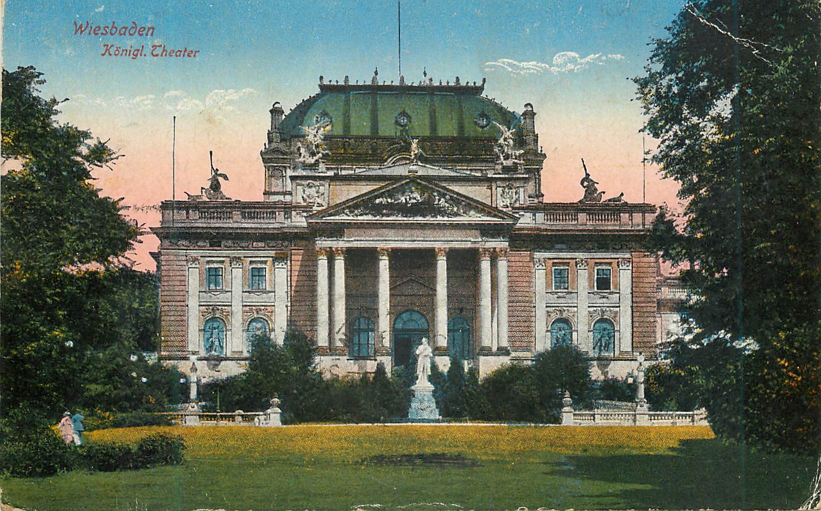 Wiesbaden — Königliches Theater — Georg Stilke, Berlin NW. 7.