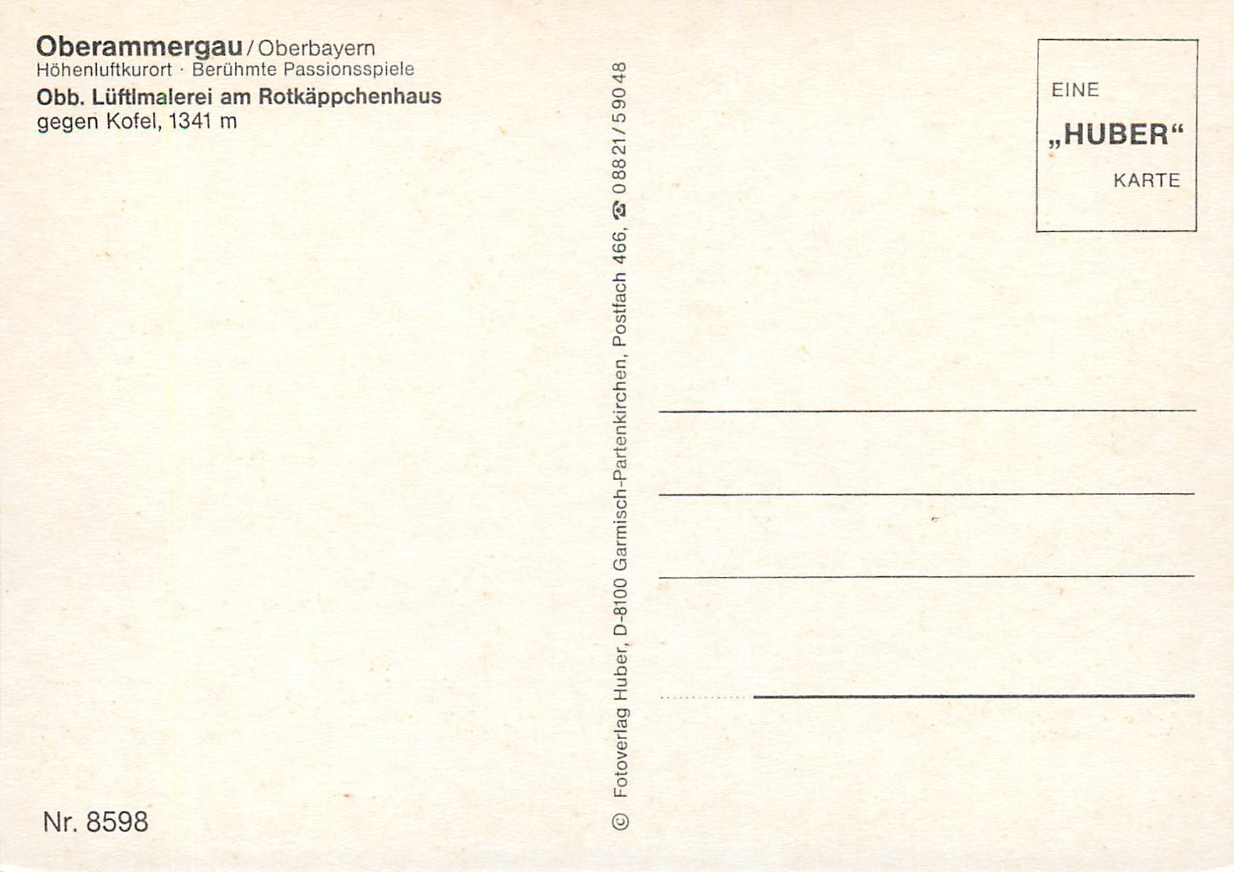 CPM Jugendwerk St Josef Landau Pfalz Postfach — Verso