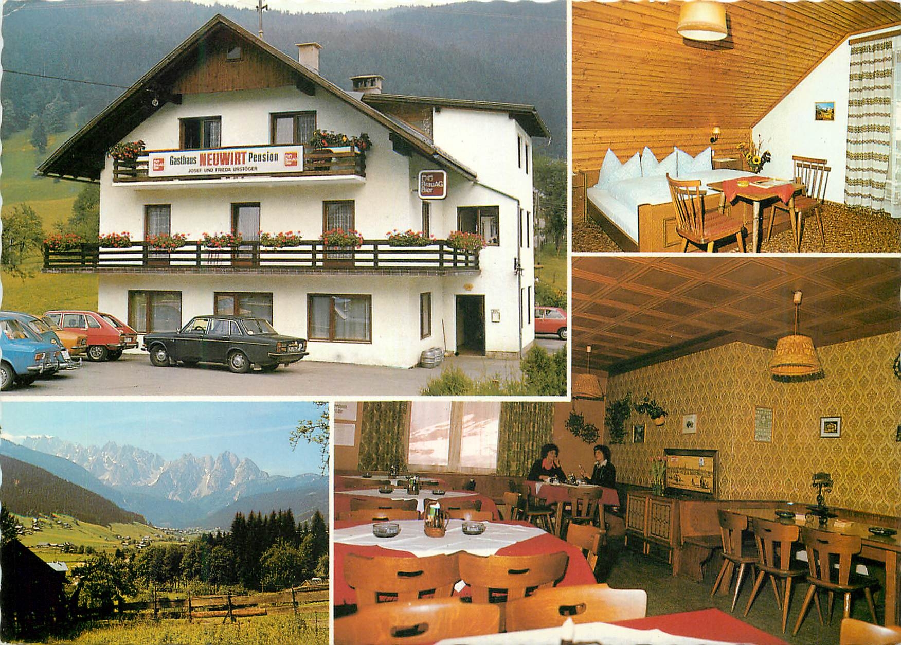 CPM Gasthof Pension Neuwirt Bes Josef und Freida Urstoger Gasthof in ruhiger Lage Zimmer mit Dusche und Balkon schone Ga