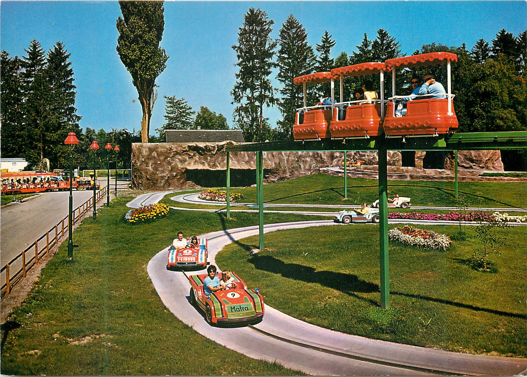 CPM Europa Park Freizeit und Famillienpark Rust Baden Einschienen und Monzabahn