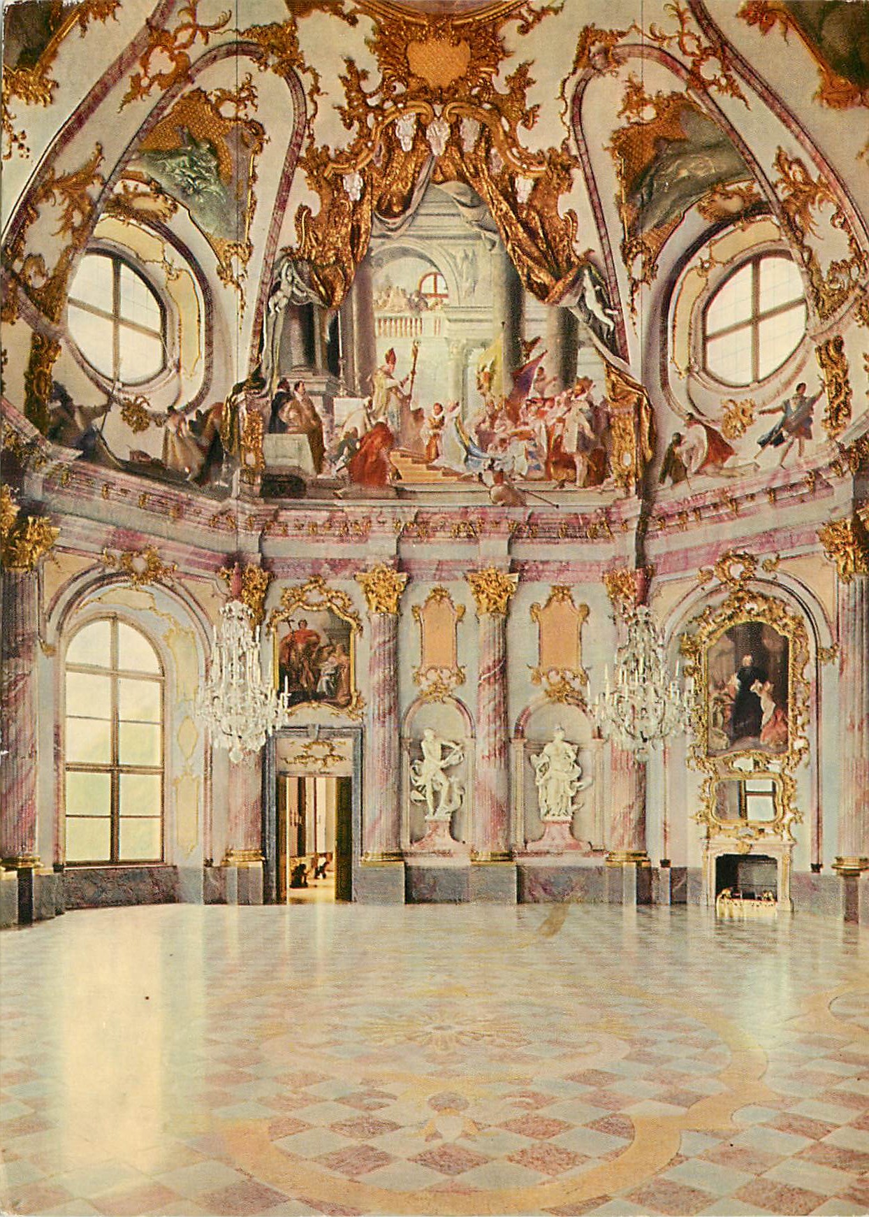 CPM Der Kaisersaal Der Wurzburger Residenz von Balthasar Neumann