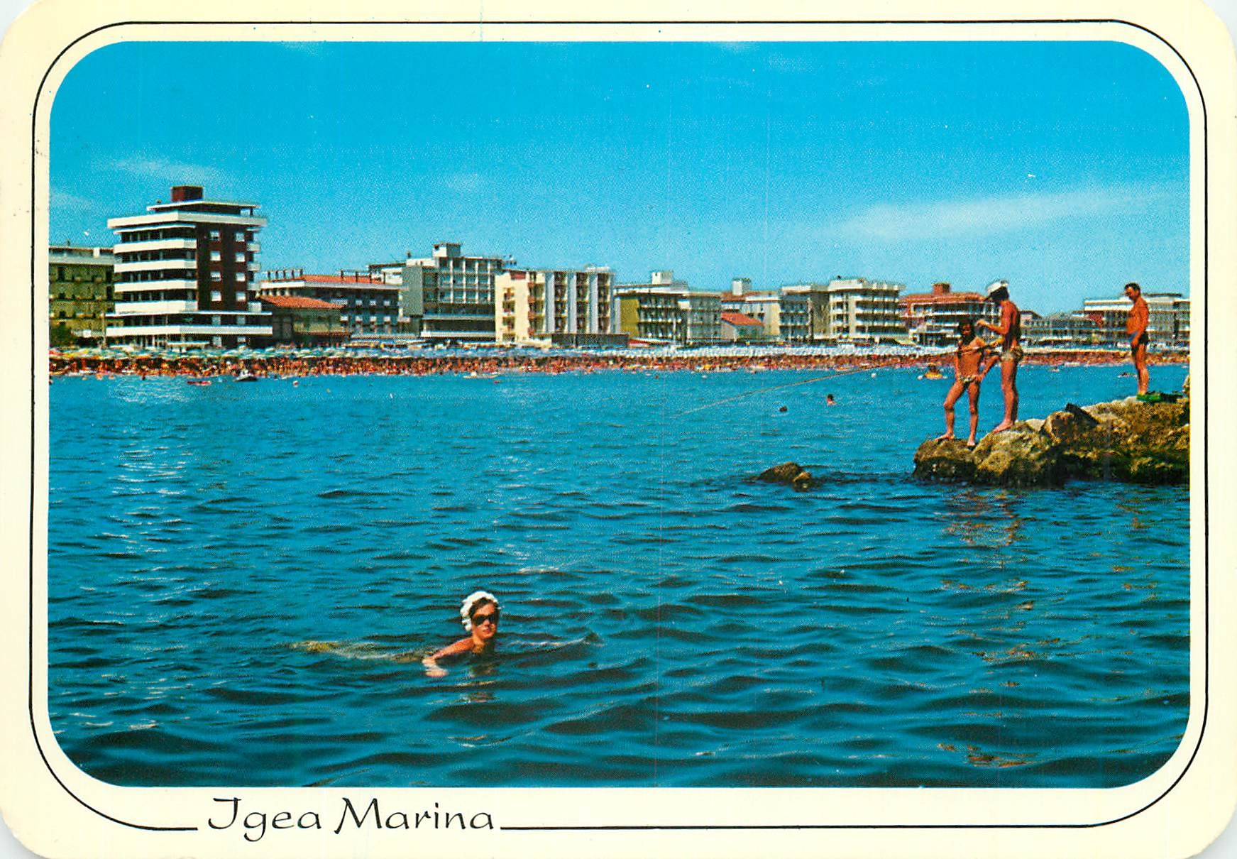 CPM Igea Marina Hotels vu de la mer