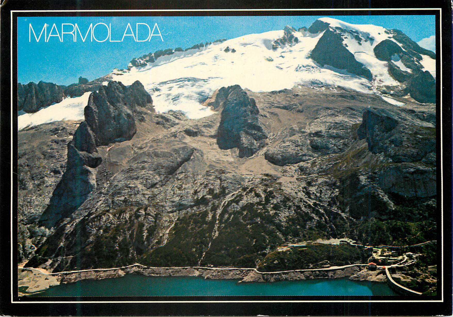 CPM Dolomiti Trentino La Marmolada con il lago Fedaira
