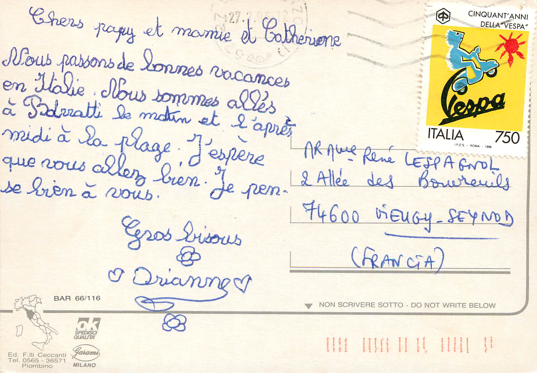 CPM Baratti — Rückseite