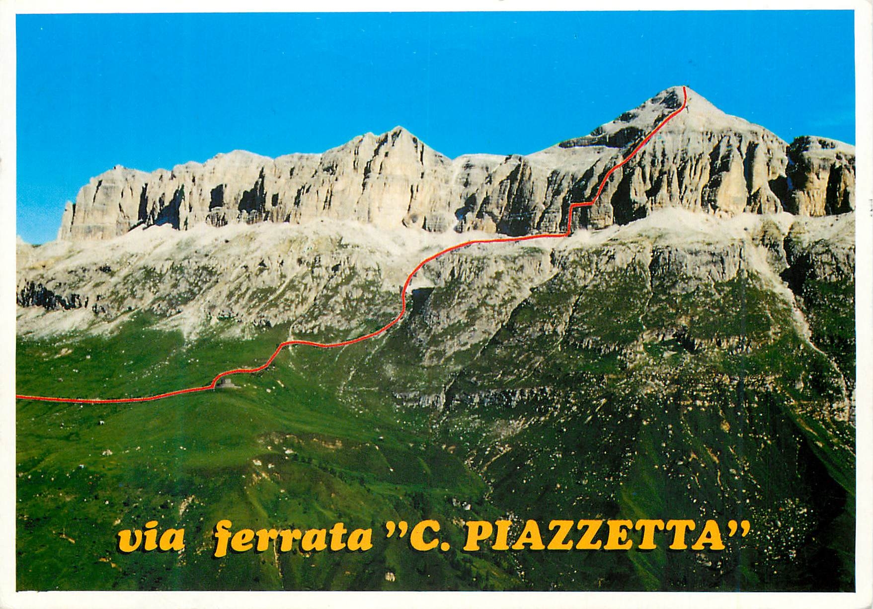 CPM Dolomiti Gruppo Sella Cima Boe m Ferrata Cesare Piazzetta