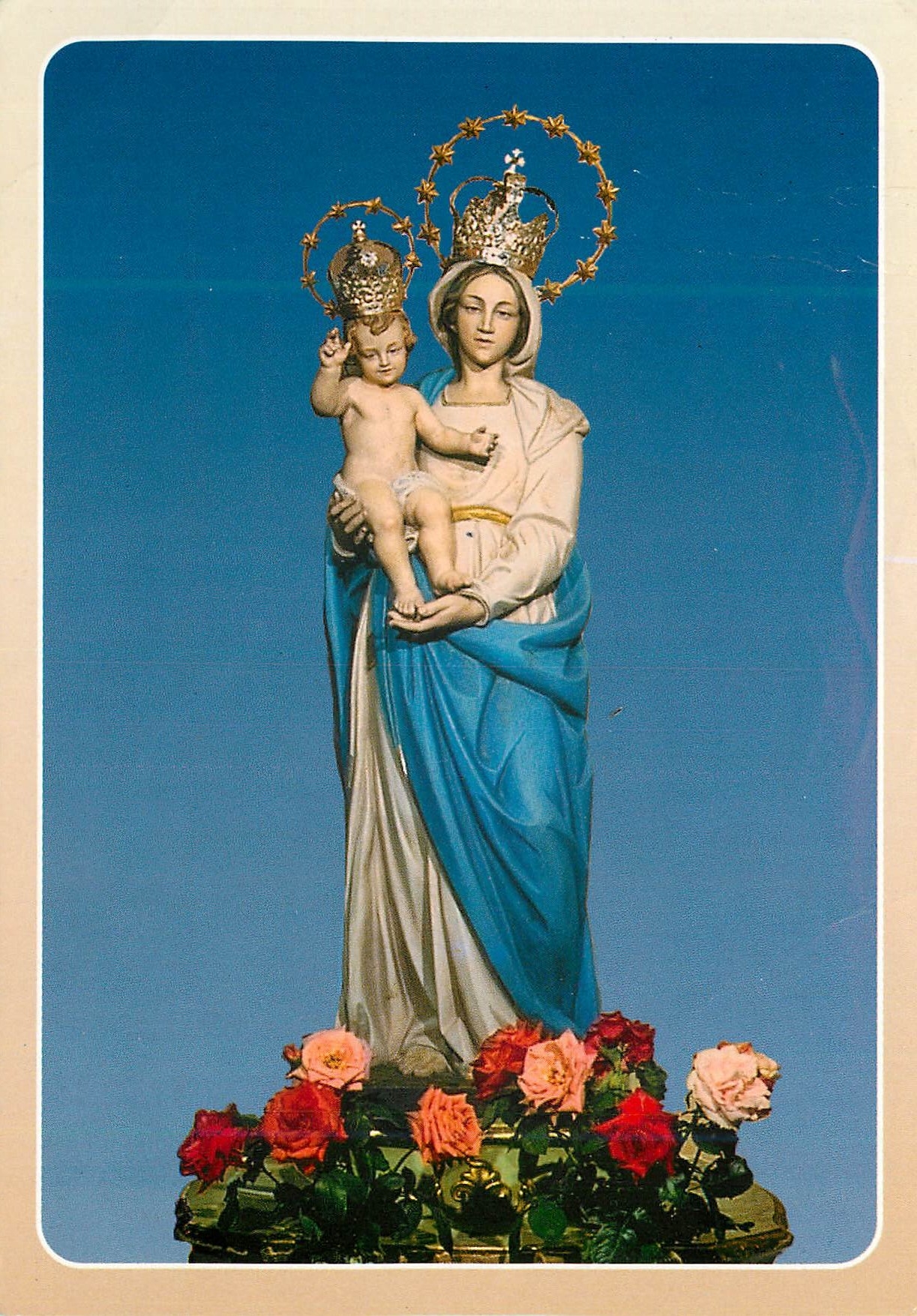 CPM S Damiano Di S Giorgio Piacenza Statue della Madonna Madre della Consolazione Venerata nella Chiesa Parrocchiale