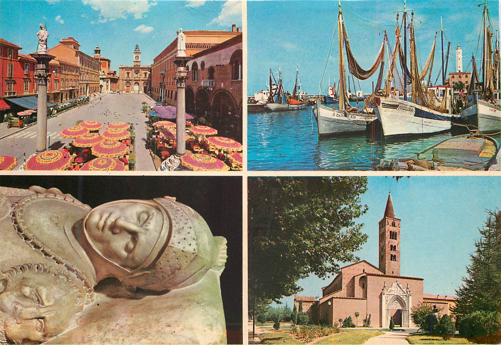 CPM Marina di Ravenna Il porto S Giovanni Evangelista Esterno Plazza del Popolo