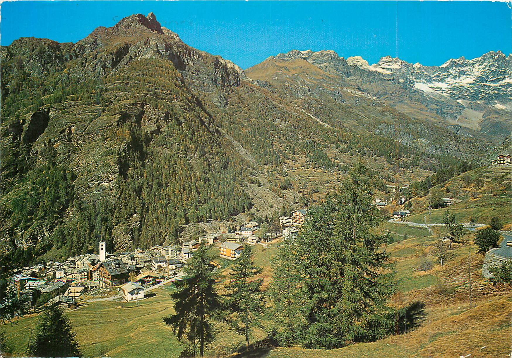 CPM Vallee d Aosta Valtournanche Vue panoramico