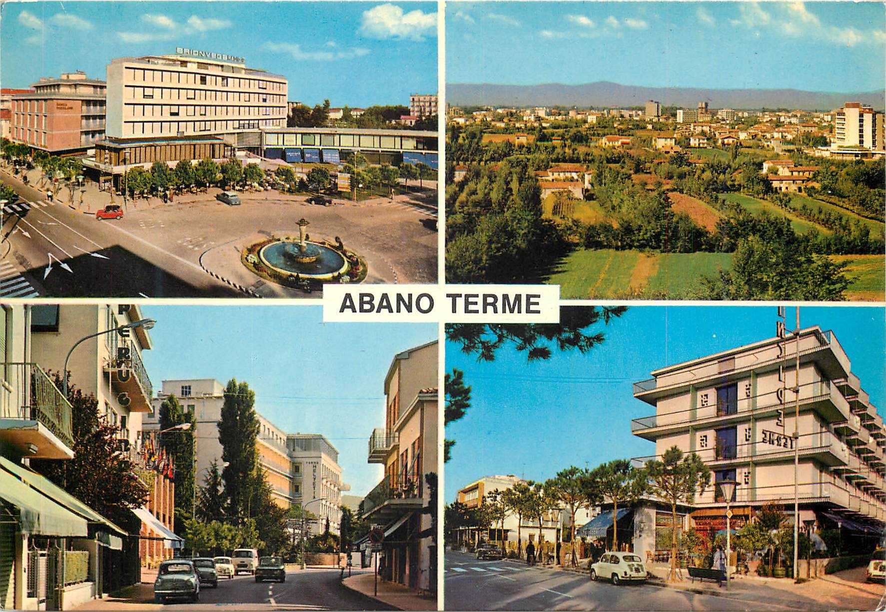 Abano Terme — Panoramablick und städtische Ansicht — Ed. Capitol, n° 394/44