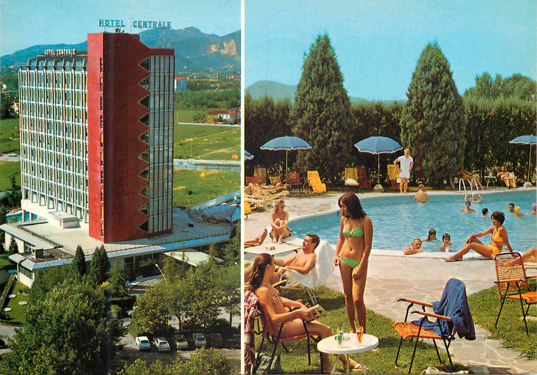 Hôtel Terme Centrale — Abano Terme (Padova, Italie) — éditeur inconnu