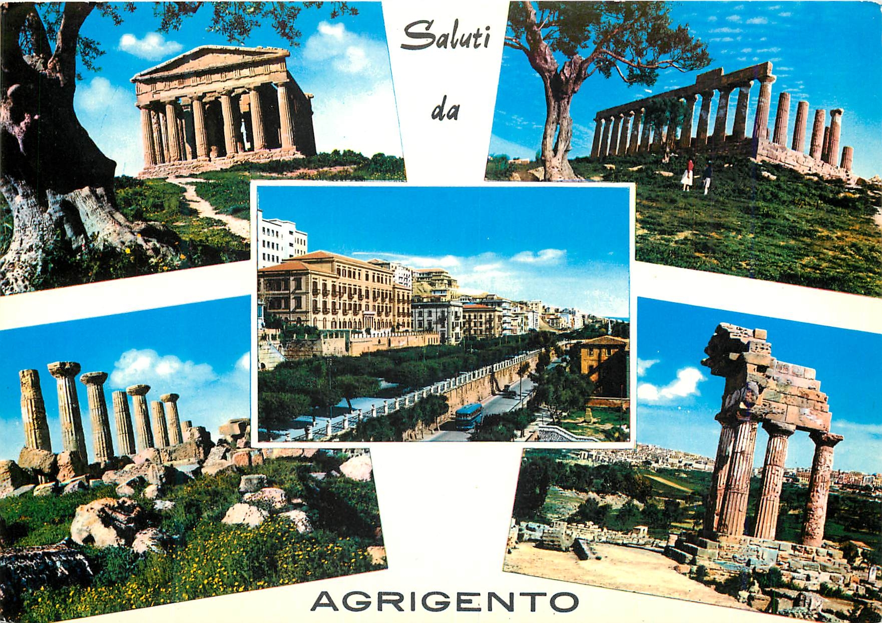 CPM Saluti da Agrigento Templo deila Concordia